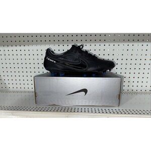 Nike Tiempo Legend 9 Elite FG Mens Soccer Cleats Size 7 Black Blue CZ8482-001